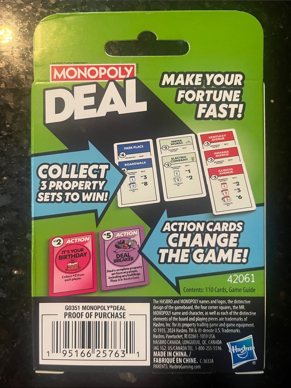 Monopoly Deal Card Game - Picture 2 of 2